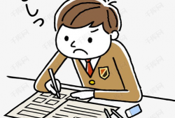 写作业漫画图片,作业背后的喜怒哀乐